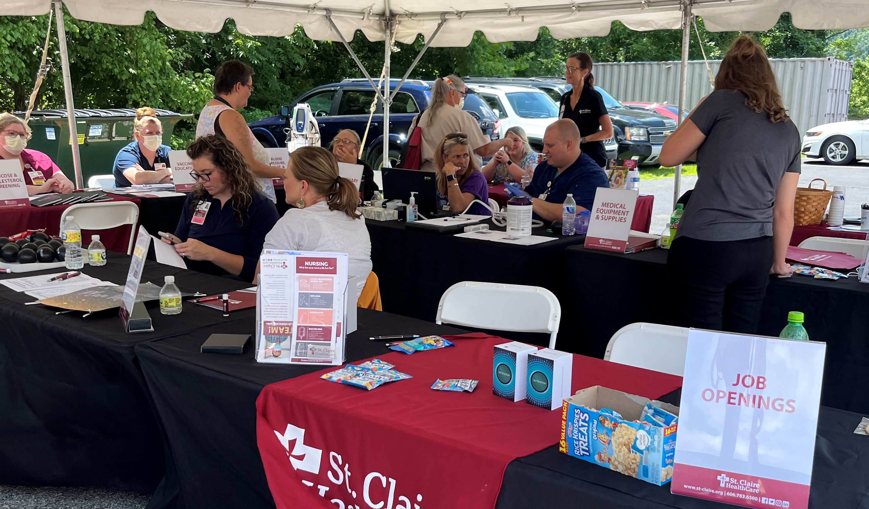 St. Claire Hosts Community Health Fair in Sandy Hook
