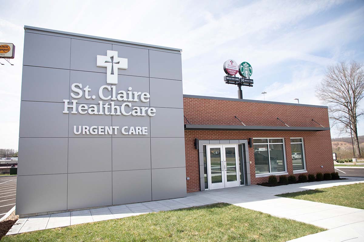 Exterior of UK St. Claire Urgent Care - Hampton Way