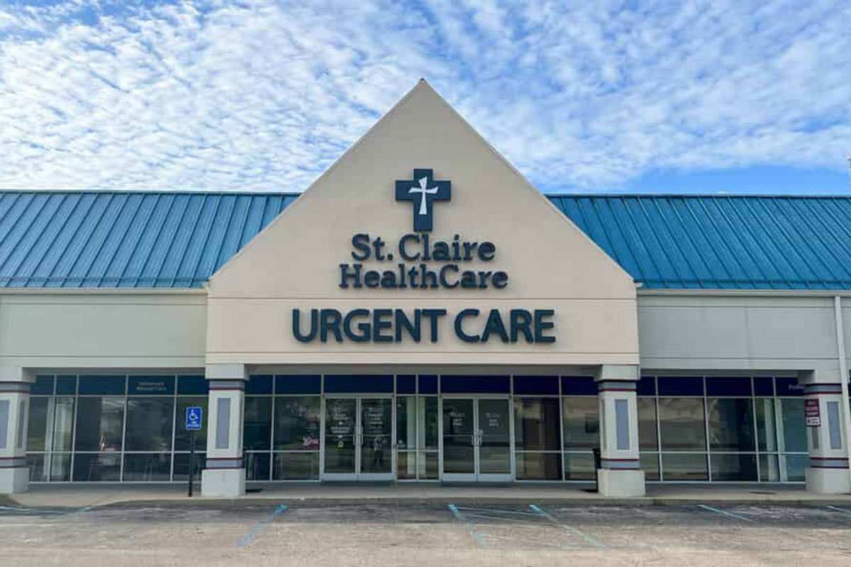 Exterior of UK St. Claire Urgent Care - US 60
