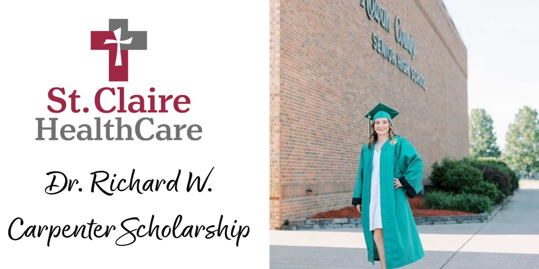 St. Claire HealthCare Foundation Announces Recipient of Dr. Richard W. Carpenter Memorial Scholarship