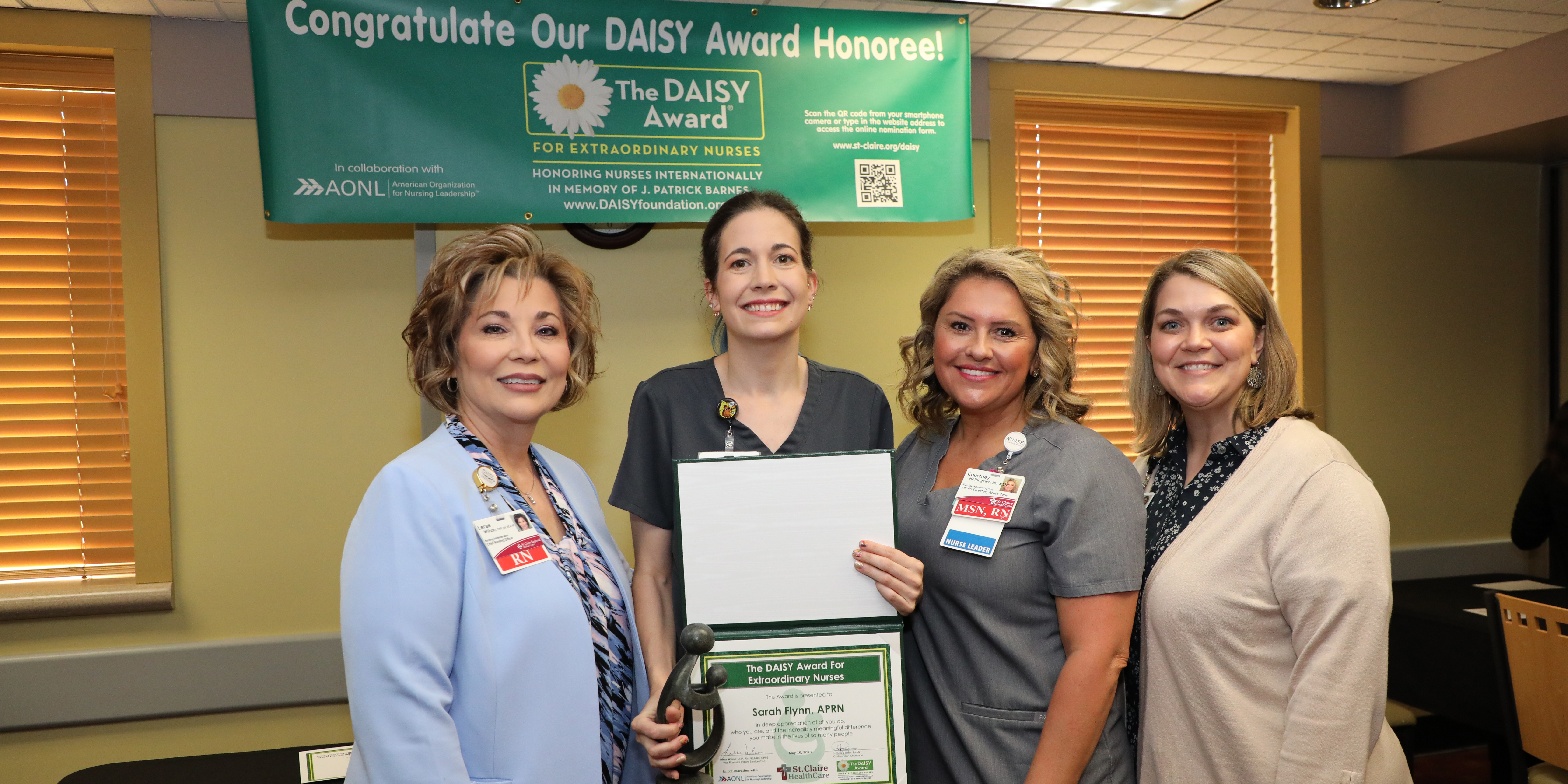 Flynn Recognized as Extraordinary Nurse