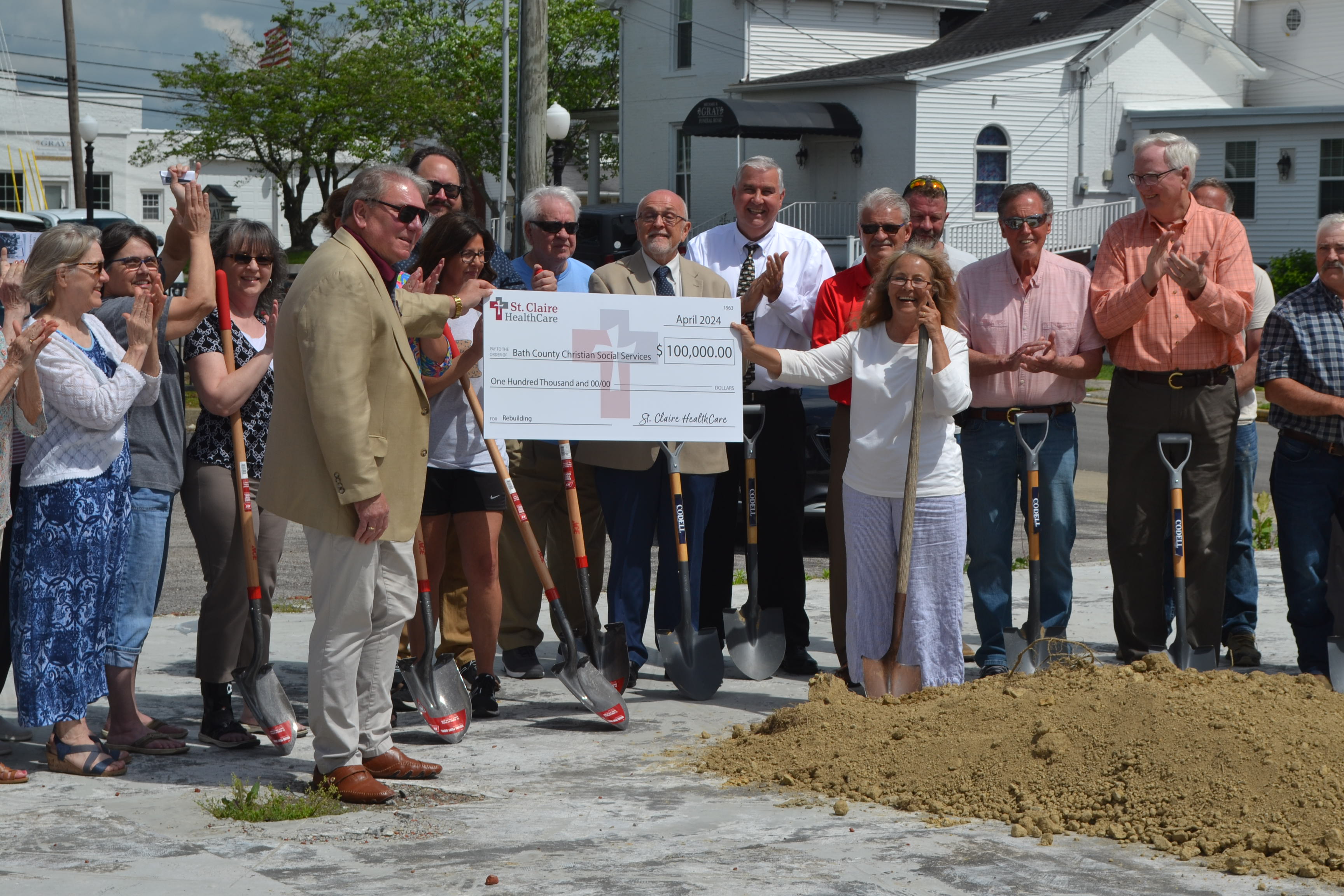 St. Claire HealthCare Supports Christian Social Service Center in Bath County