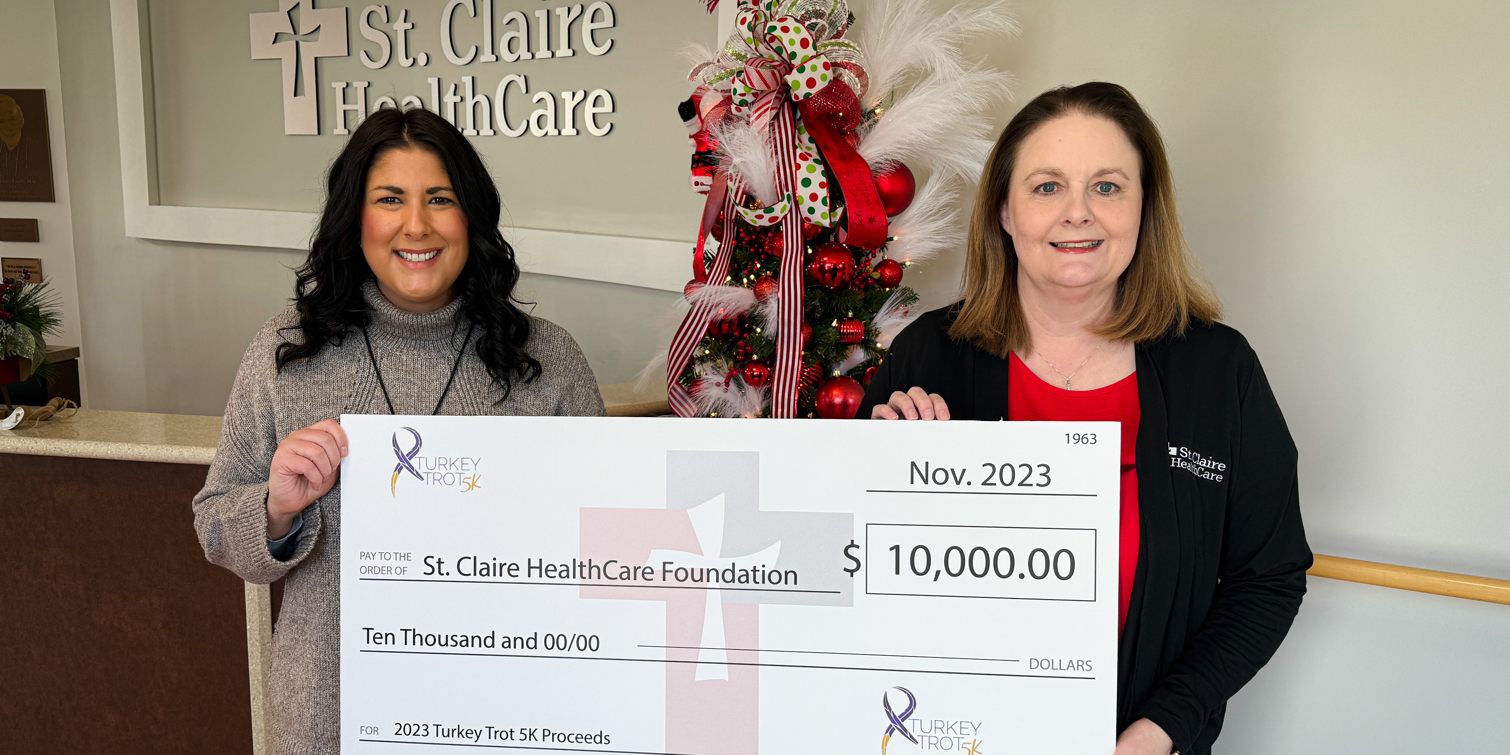 Morehead Turkey Trot Proceeds Support St. Claire HealthCare Foundation Alzheimer's & Dementia Care Fund