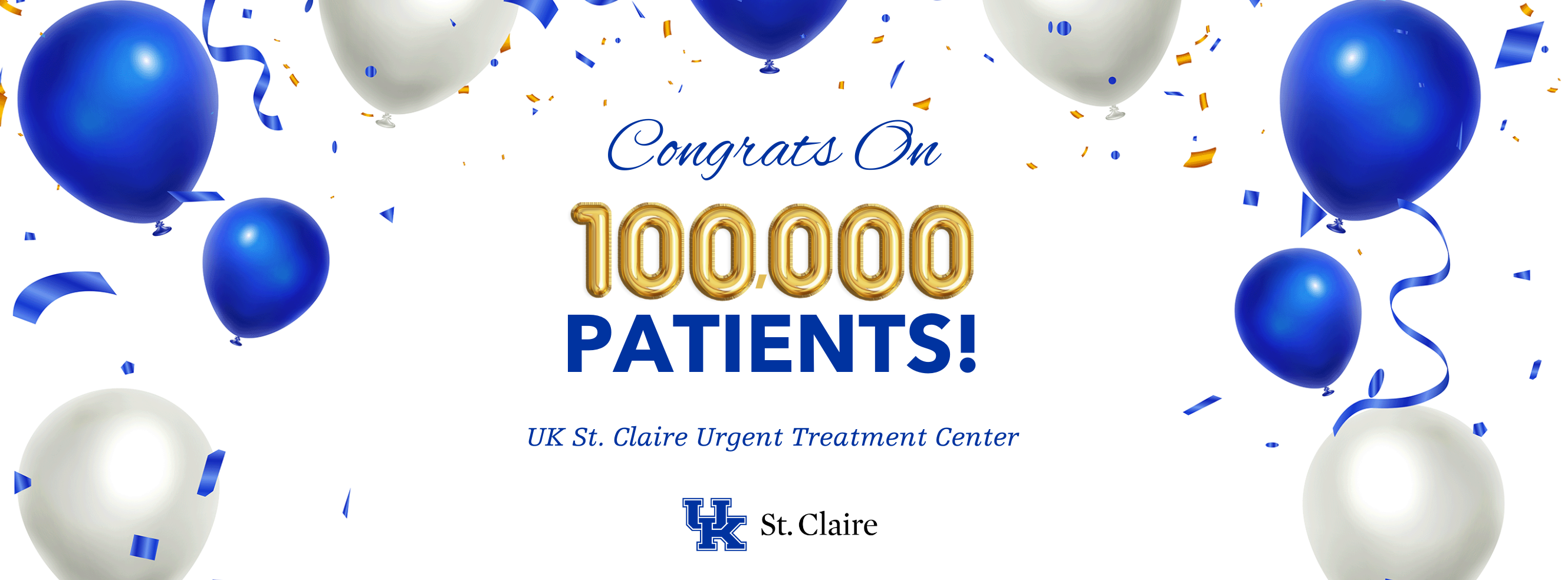 UK St. Claire Urgent Care Centers Celebrate Milestone of 100,000 Patients Served